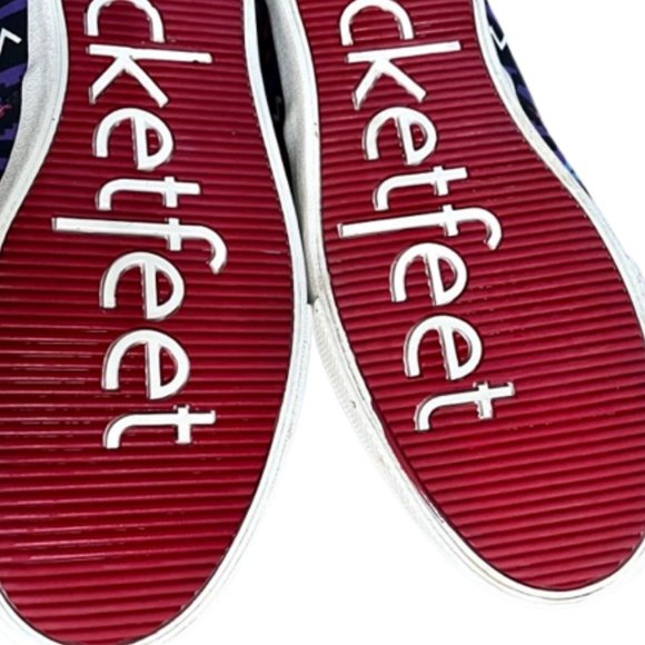 Bucketfeet Cosmos 2 Lace Up Canvas Sneakers Purple/Black - EU 41/US 10 - Picture 11 of 14